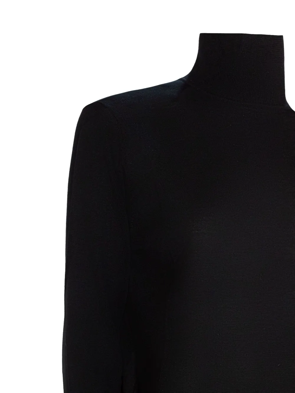 Kangra Cashmere Cut-out High-neck Sweater In Black