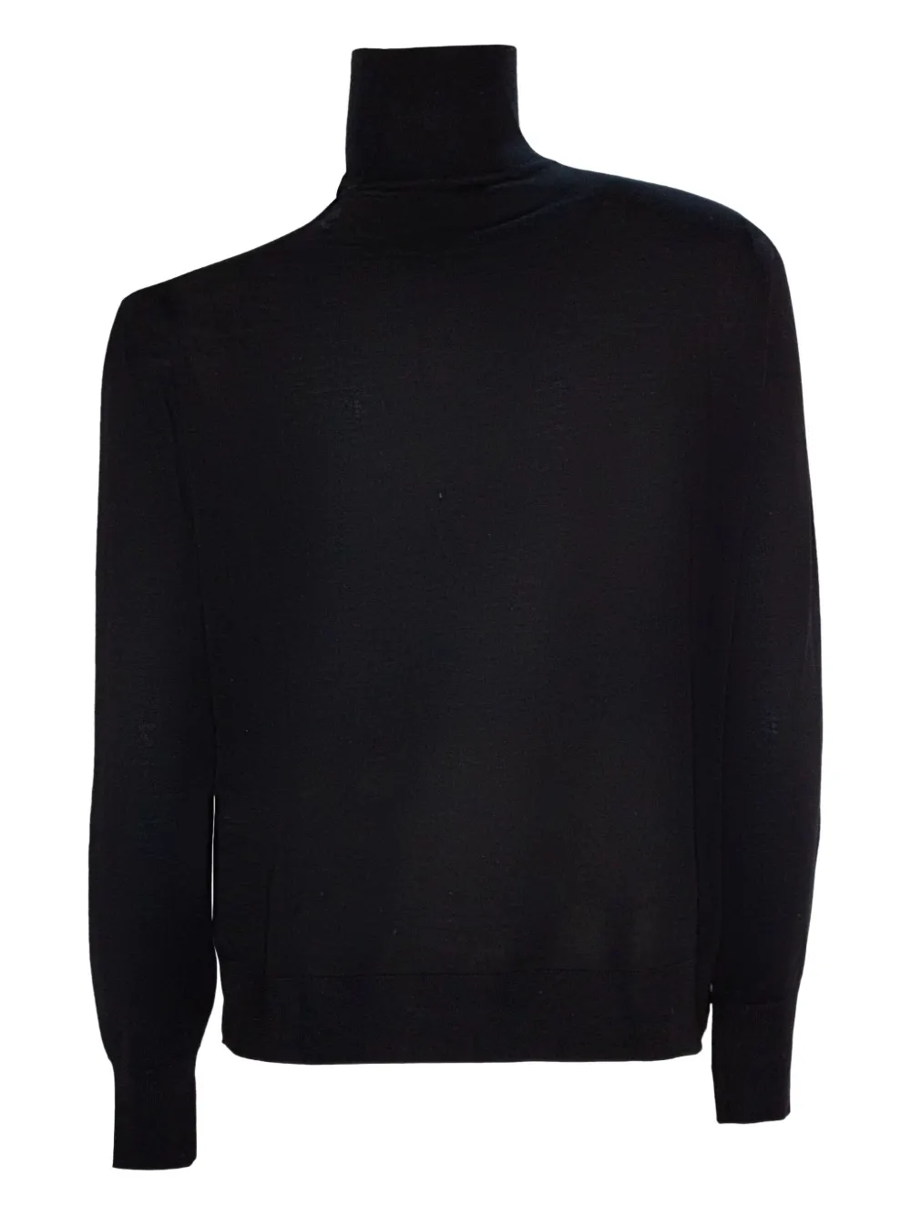 Kangra Cashmere Cut-out High-neck Sweater In Black