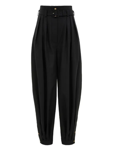 ZIMMERMANN pantalones con cinturón y botones