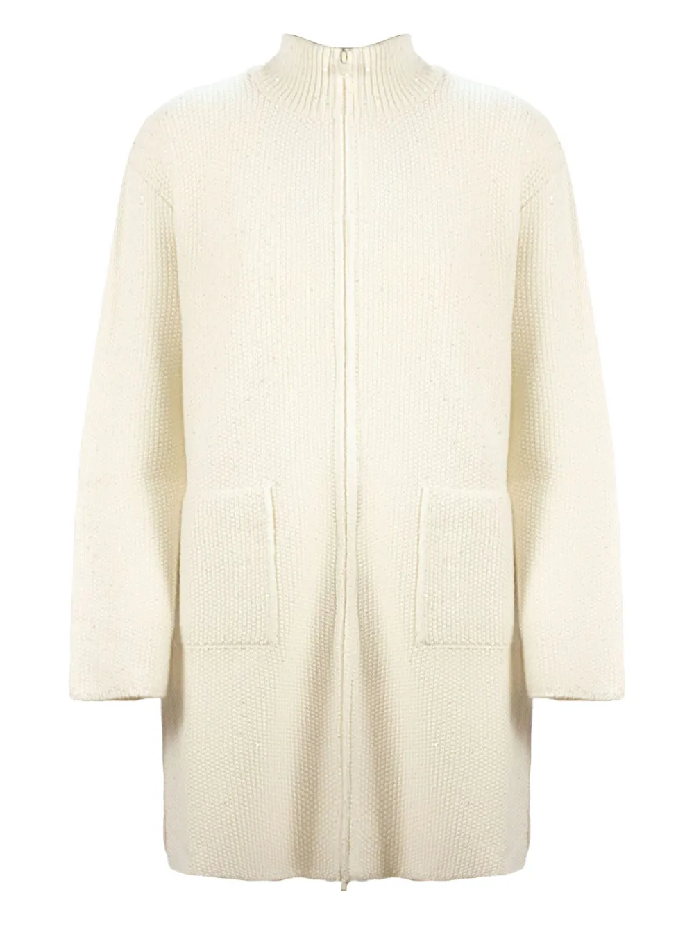 Kangra Cashmere Sequin-embellised Cardigan In Orange