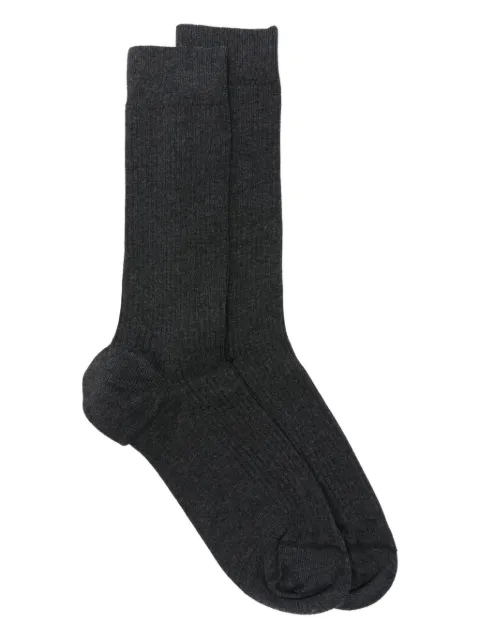 Sunspel chaussettes en maille côtelée