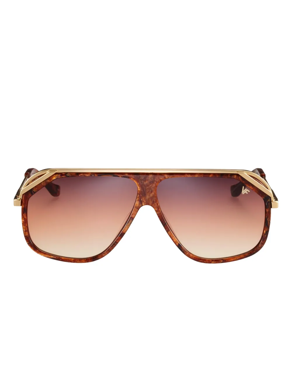 Vintage Frames Company Eastwood Frame Sunglasses In Brown