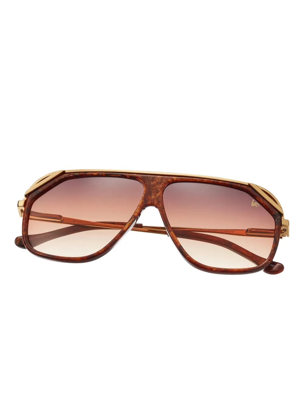 Vintage Frames Company Eastwood Frame Sunglasses In Brown