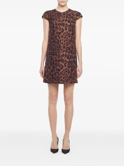 Adam Lippes Izzy leopard-print mini dress