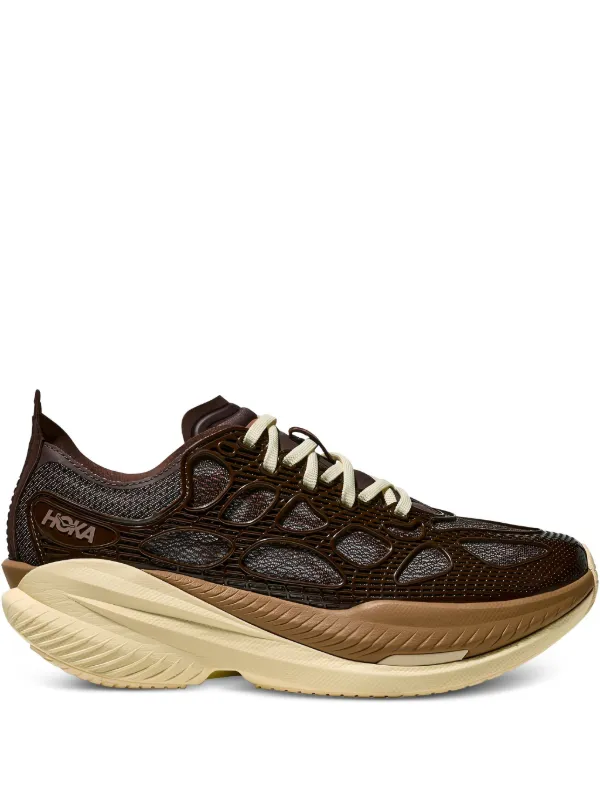 HOKA Mach X Caged スニーカー | ブラウン | FARFETCH JP