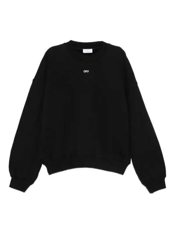 Off-White ロゴ スウェットシャツ | ブラック | FARFETCH JP