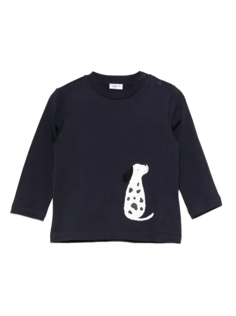 Il Gufo Dalmatian graphic long-sleeve T-shirt