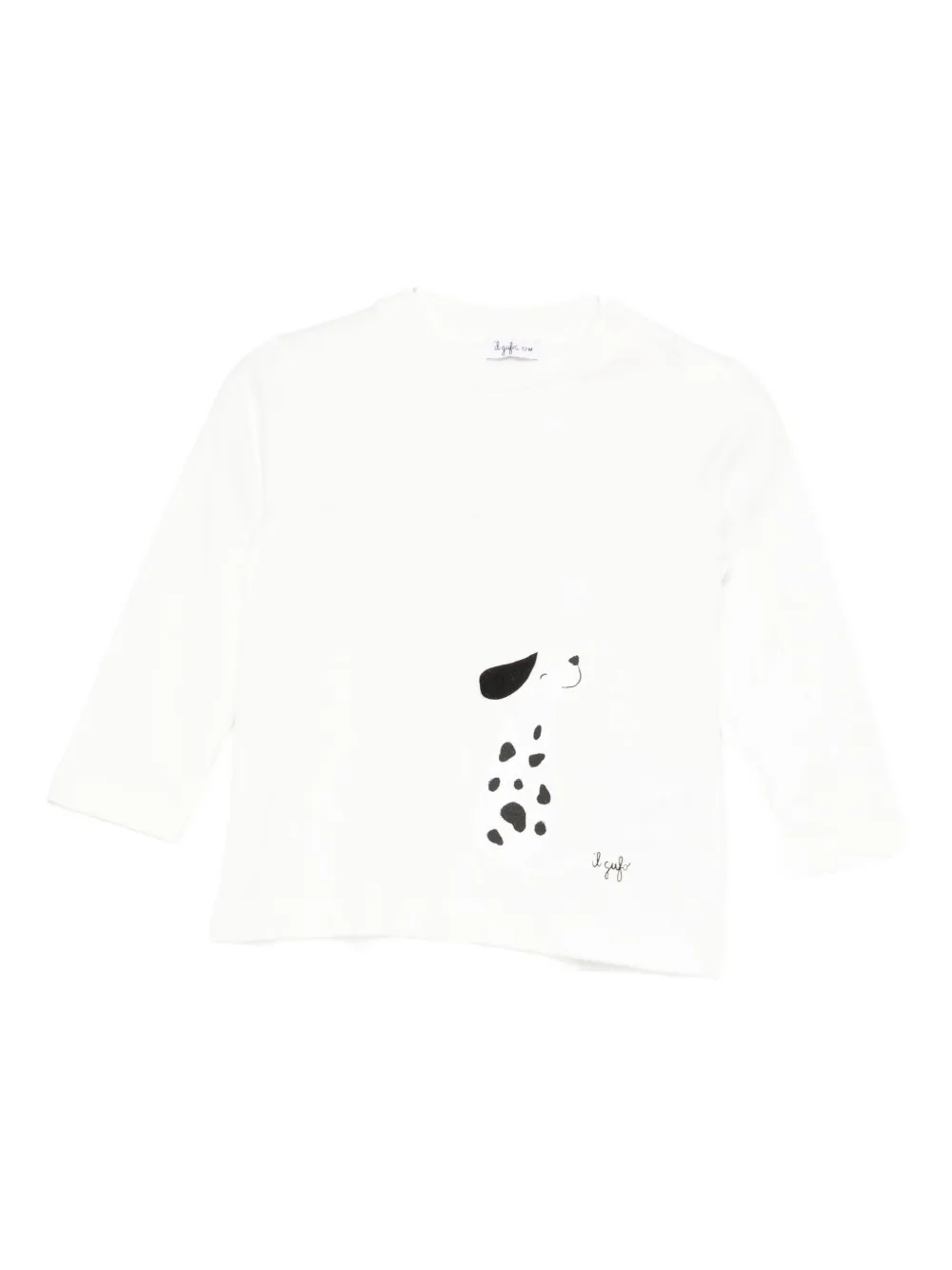 Il Gufo long-sleeve graphic T-shirt - Bianco