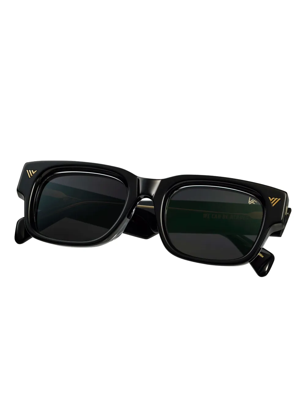 Vintage Frames Company Bowie Sunglasses In Black