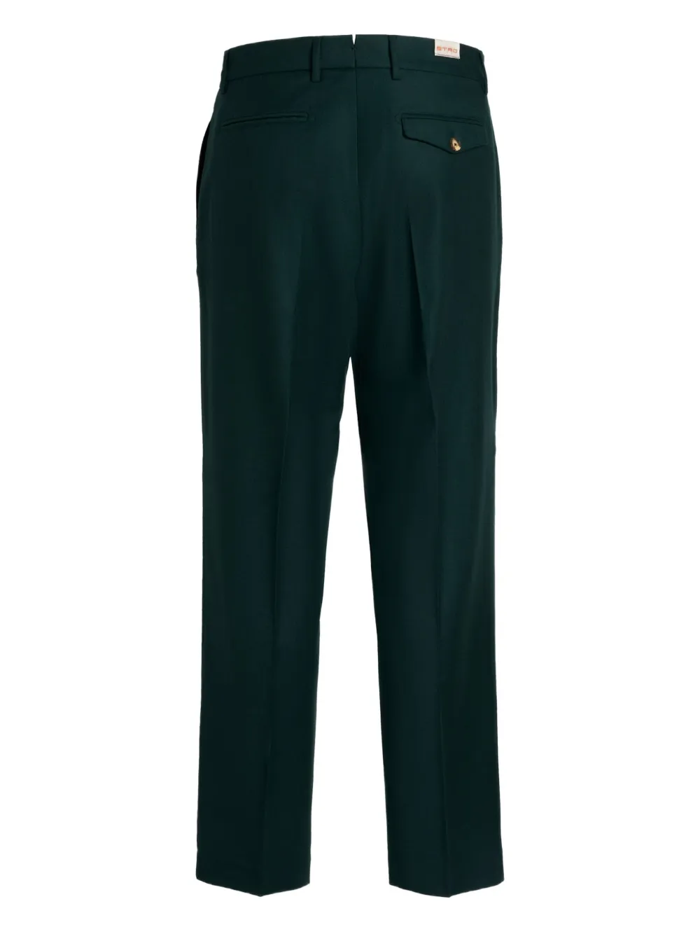 ETRO Wollen plooibroek - Groen