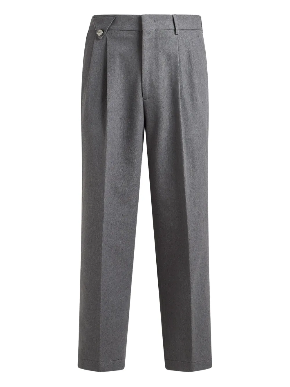 ETRO button pleated wool trousers | Grey | Image 1