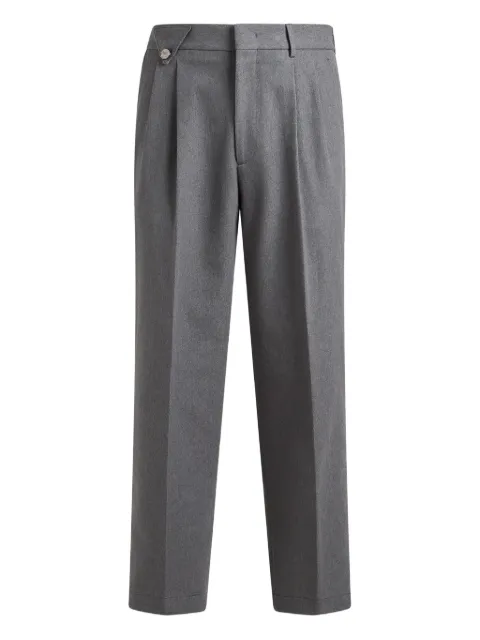 ETRO button pleated wool trousers