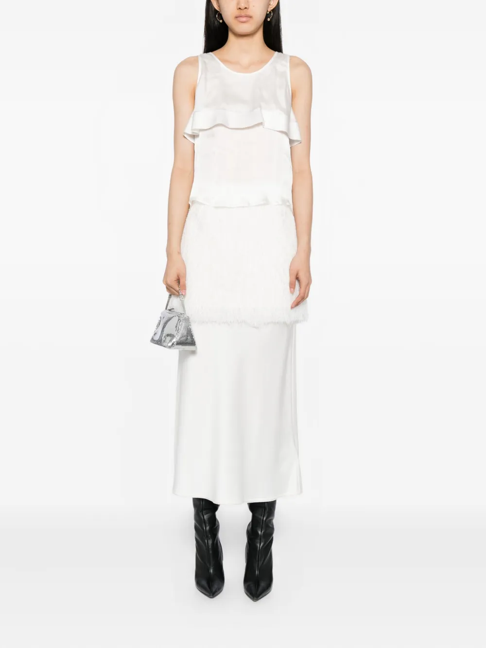 The Garment Sally mini-rok - Wit