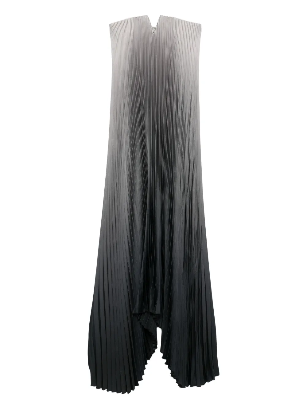 L'IDÉE Black Tie pleated ombré gown | Grey | Image 1