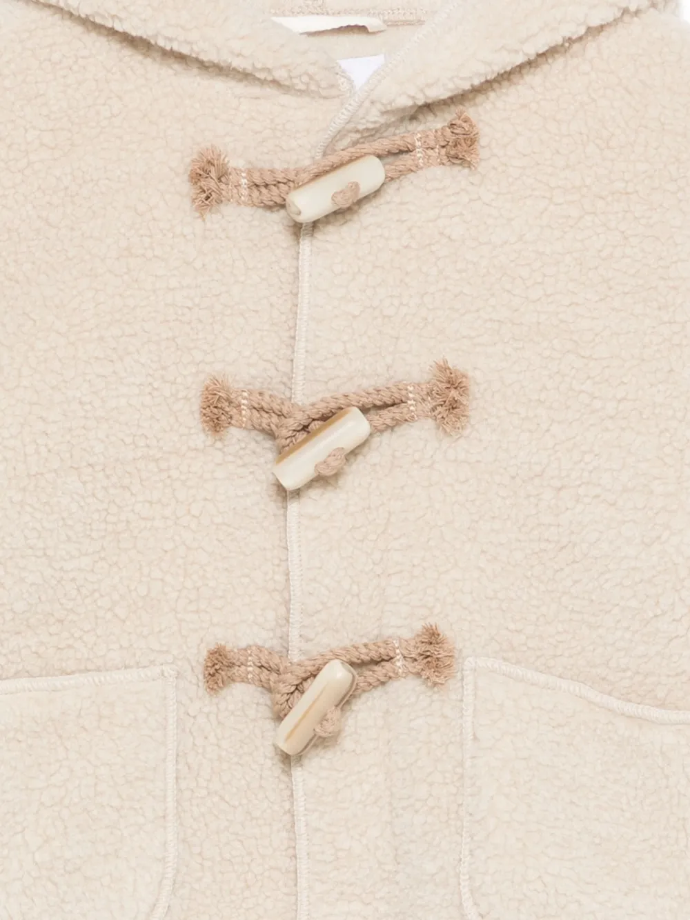 Il Gufo Montgomery badstof fleece jas Beige