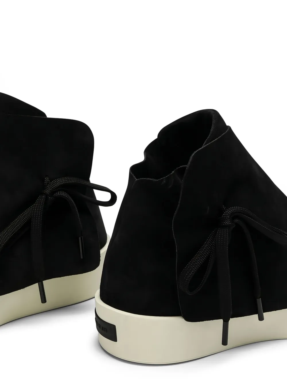 Fear Of God Bead-detail Lace-up Sneakers In Black