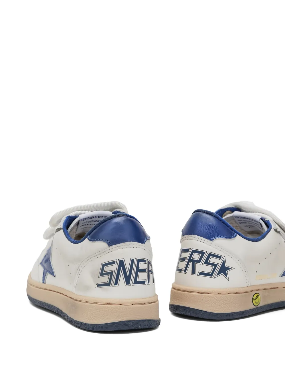 Golden Goose Kids Ballstar sneakers met applicatie Wit