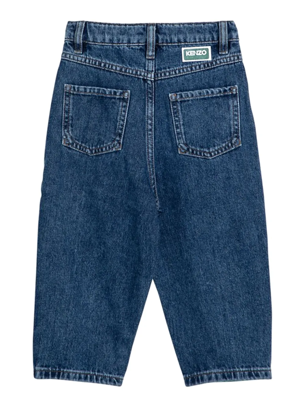 Kenzo Kids Jeans met vlakken Blauw
