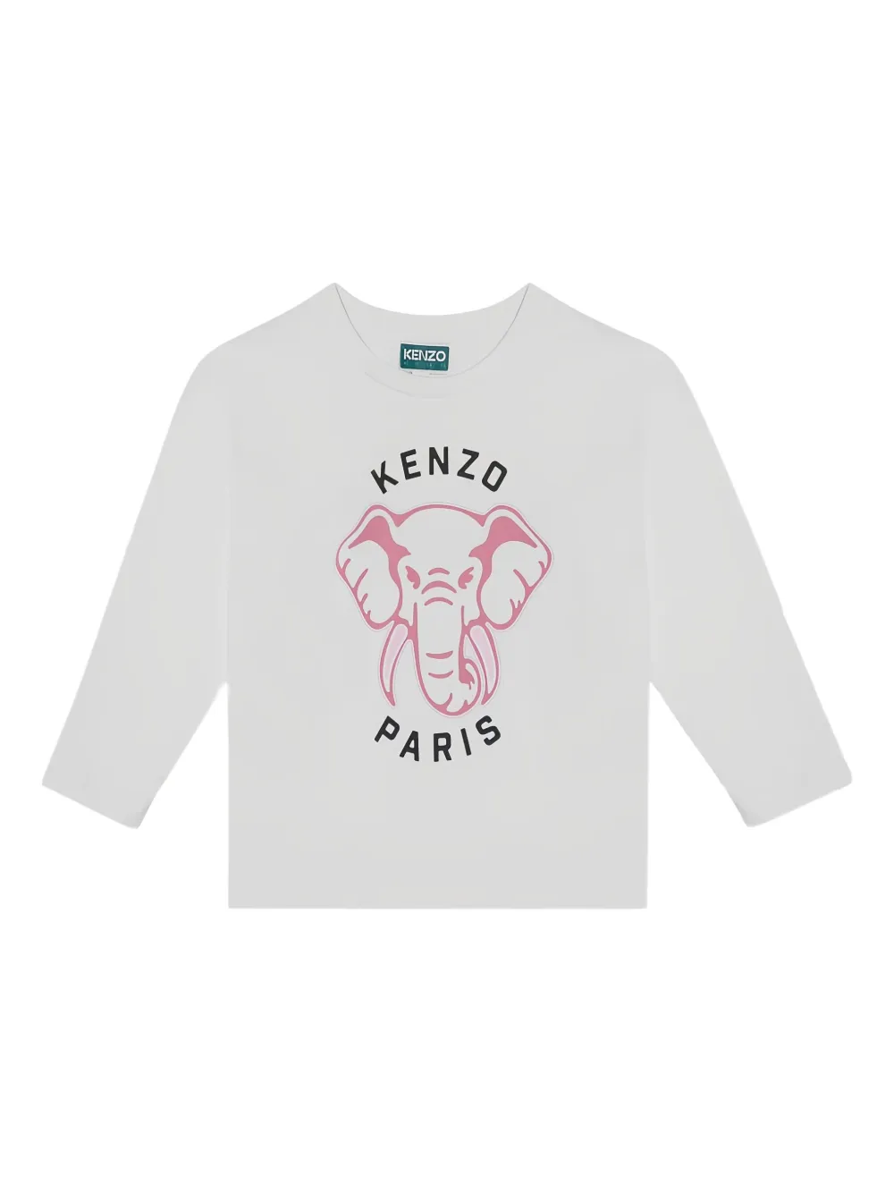Kenzo Kids T-shirt met print Wit