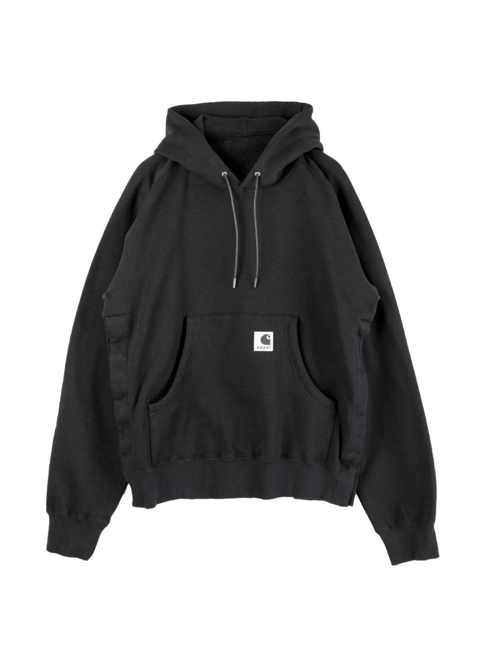 Sacai Hoodie met logopatch Zwart