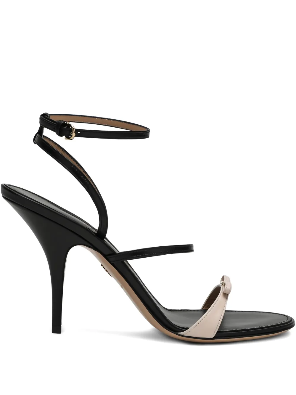 Ferragamo Sandali Ariel con fiocco 95mm - Nero