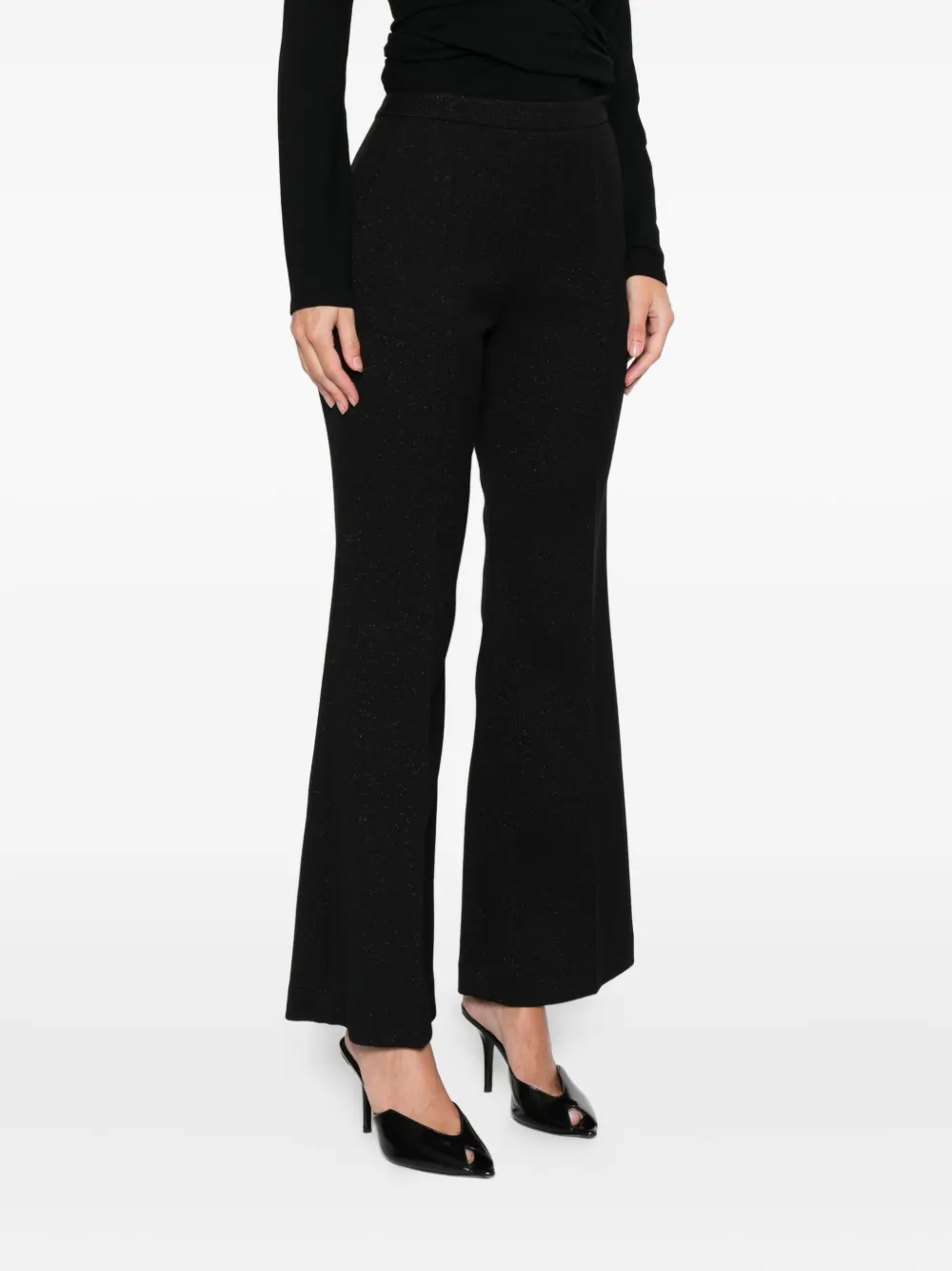 Giambattista Valli Flared Trousers In Black