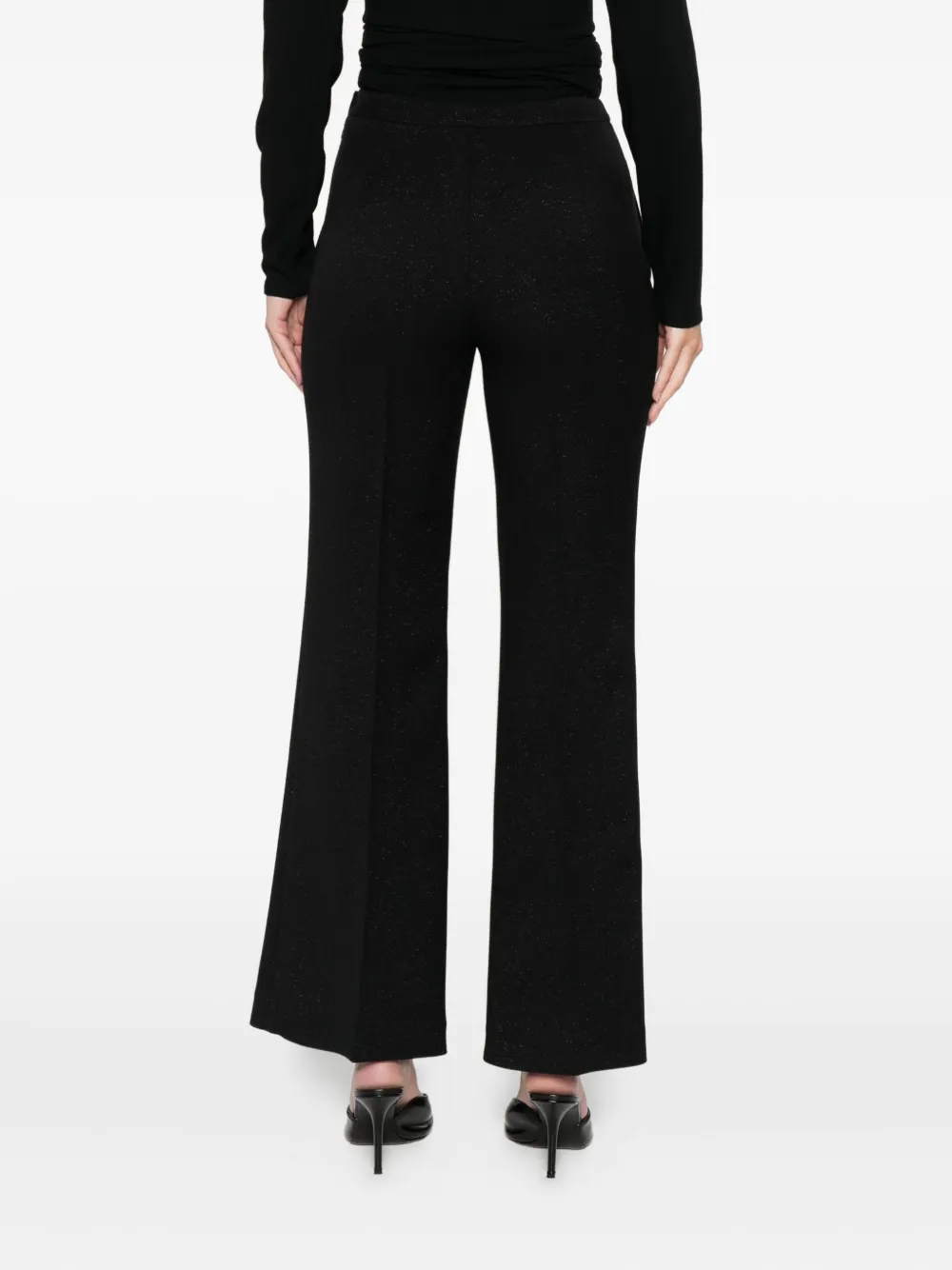 Giambattista Valli Flared Trousers In Black