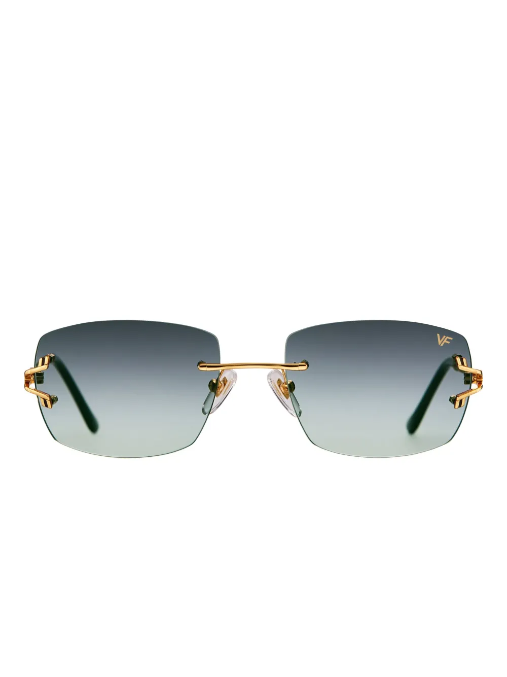 Vintage Frames Company Bal Harbour Rimless Sunglasses In Multi
