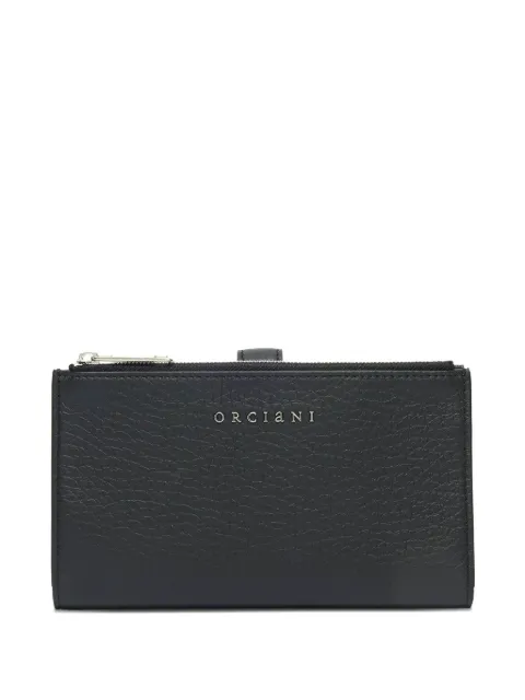 Orciani press-stud zip wallet