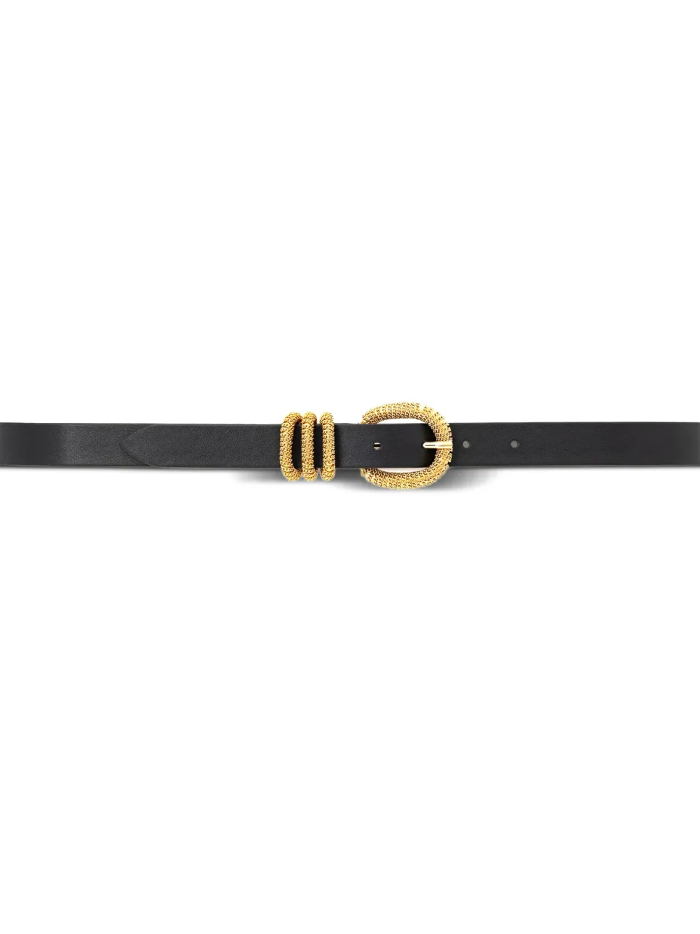 Orciani chain triple loop leather belt | Image 2