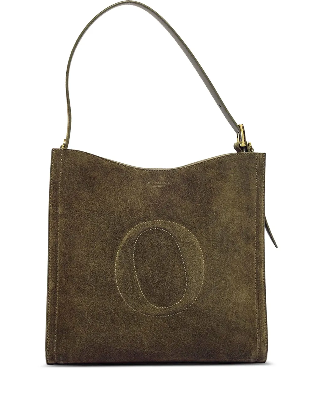 Orciani medium Her-O leather shoulder bag | Green | Image 1