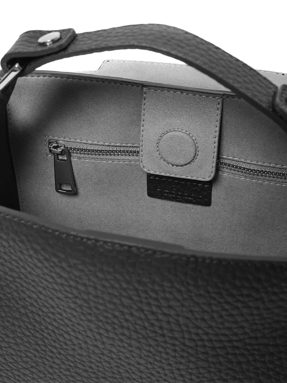 Orciani Small Sveva Tote Bag In Metallic