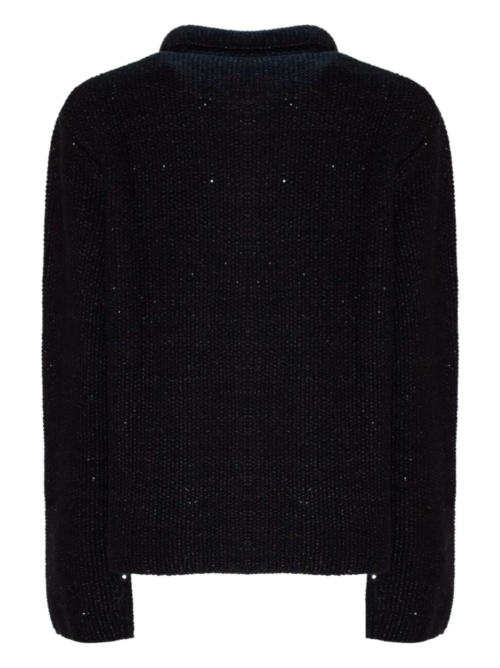 Kangra Cashmere Patch-pocket Cardigan In Black