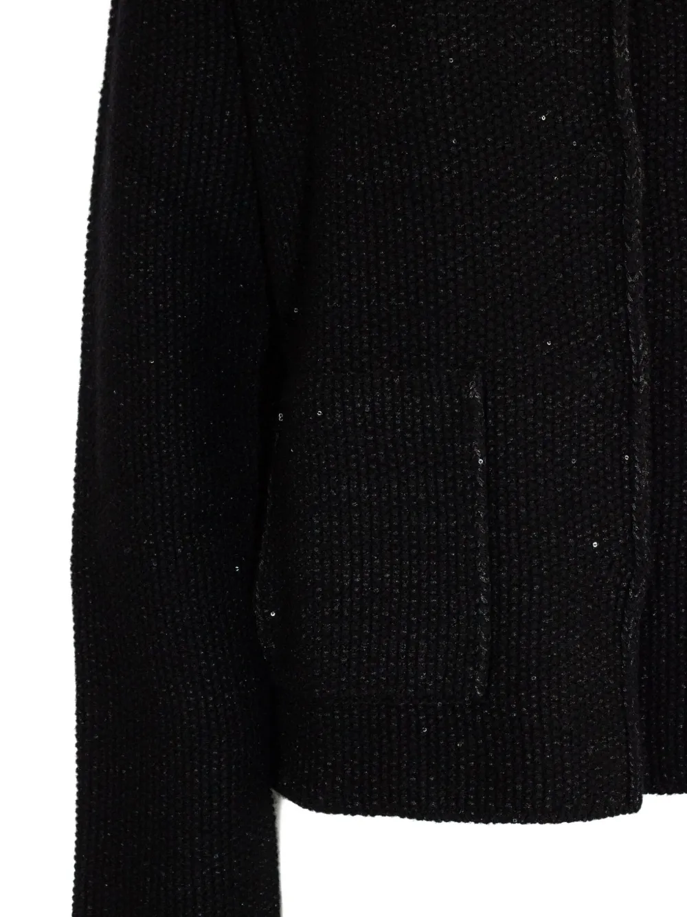 Kangra Cashmere Patch-pocket Cardigan In Black