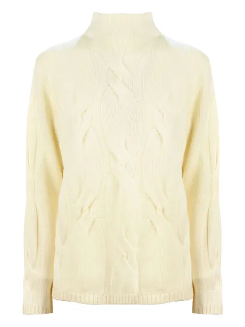 Kangra cable-knit high-neck sweater