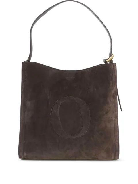 Orciani suede adjustable strap tote bag
