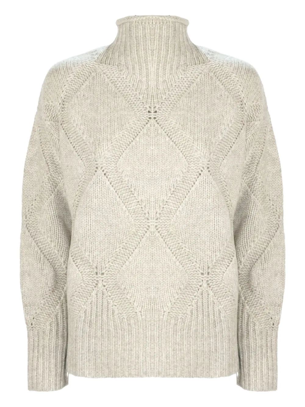 Kangra Cashmere High-neck Sweater In Neutral