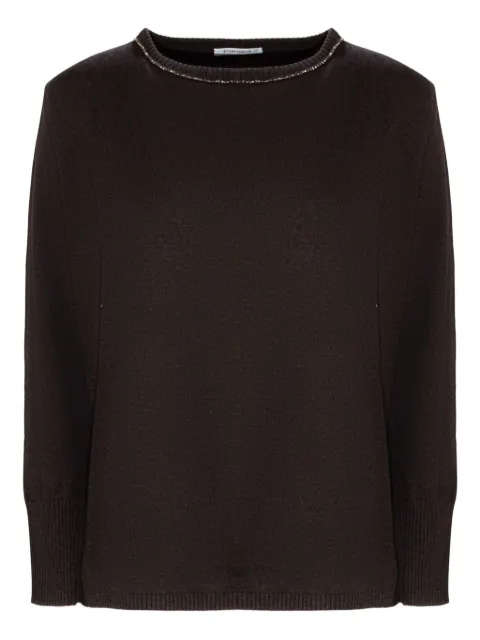Kangra embellished-neck sweater
