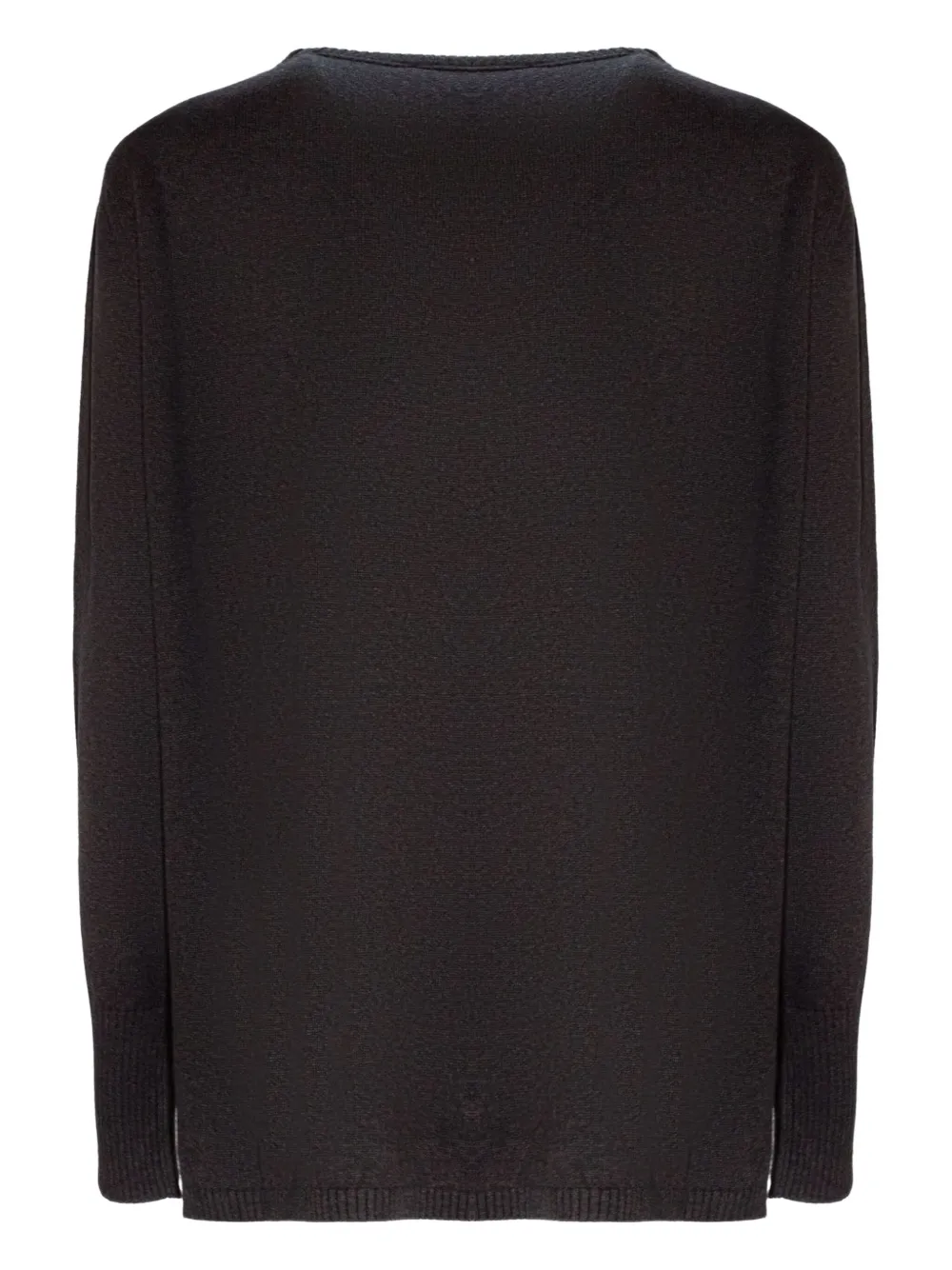 Kangra Cashmere Embellished-neck Sweater In Brown