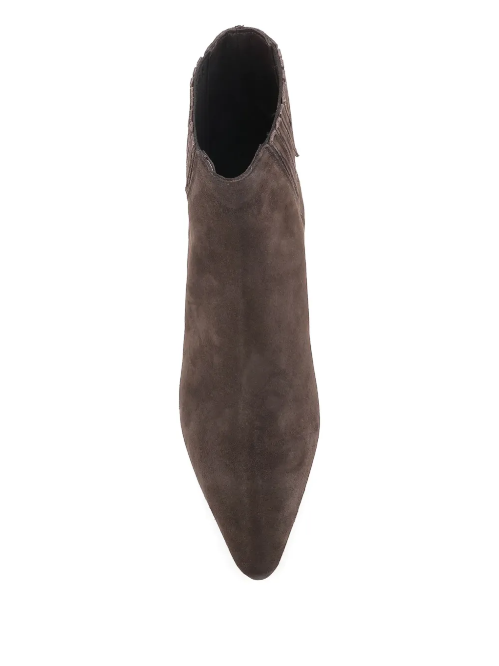 Antonio Barbato Maestri Veneziani Pointed-toe Suede Ankle Boots In Brown