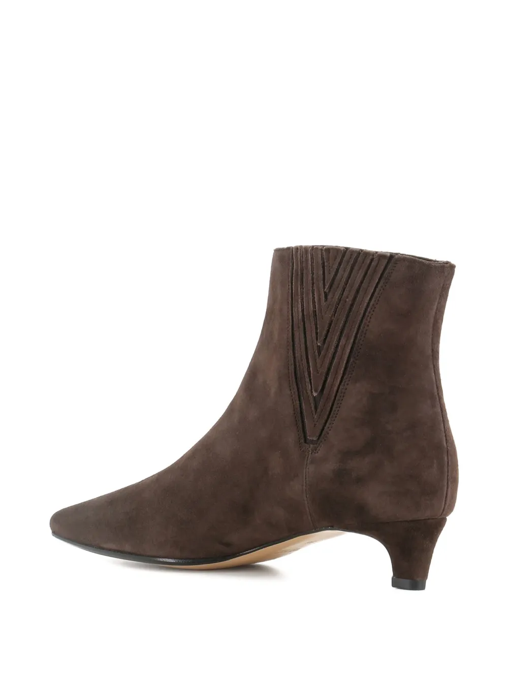 Antonio Barbato Maestri Veneziani Pointed-toe Suede Ankle Boots In Brown
