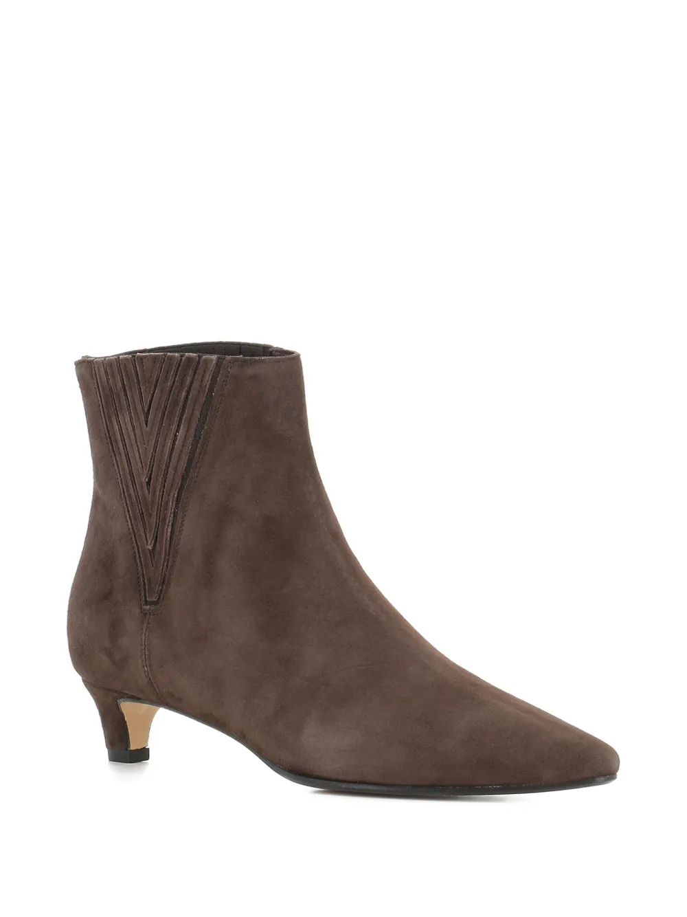 Antonio Barbato Maestri Veneziani Pointed-toe Suede Ankle Boots In Brown