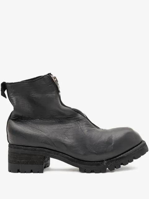 Guidi Stiefel mit Reißverschluss