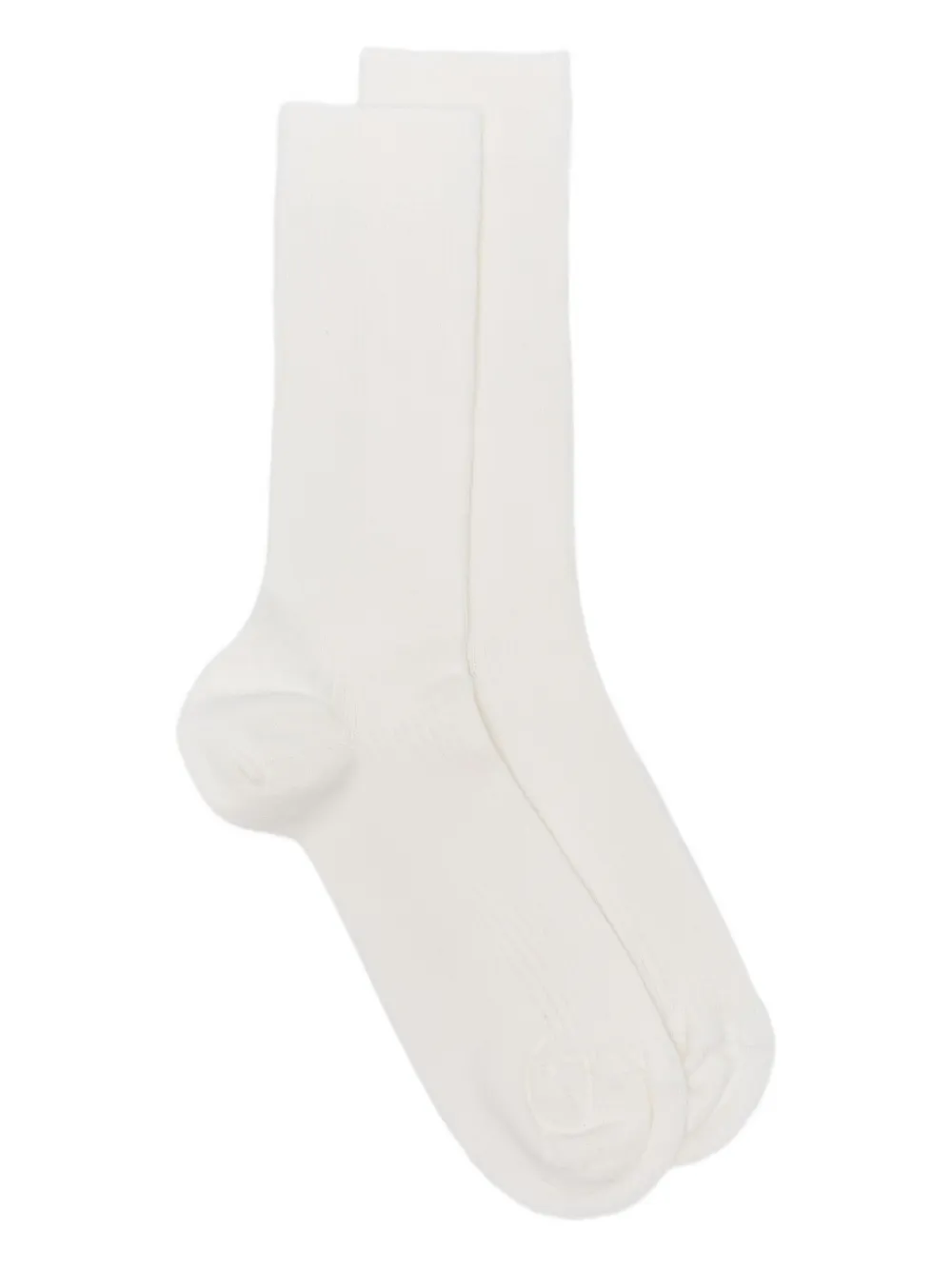Sunspel calcetines de canalé | blanco | Image 1