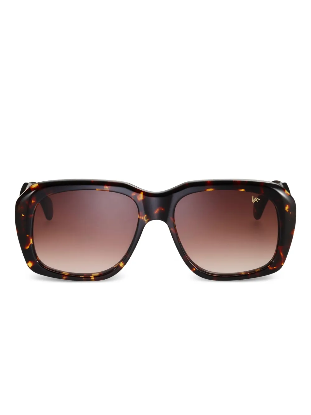 Vintage Frames Company XXL square-frame sunglasses | Brown | Image 1