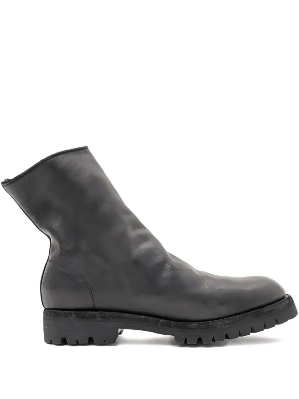 Guidi サイドジップ ブーツ | ブラック | FARFETCH JP