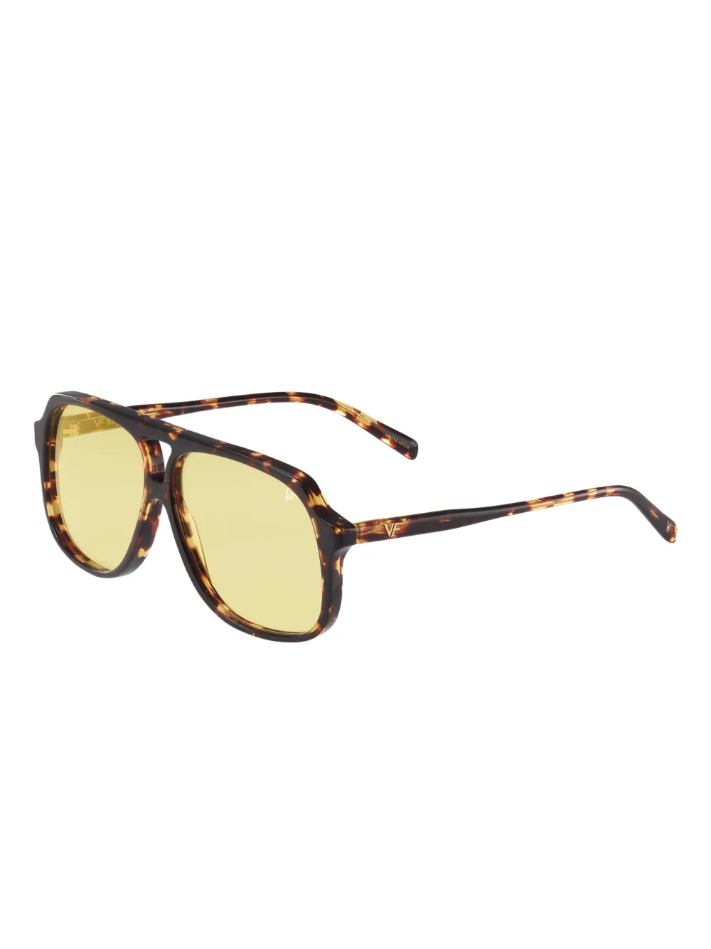 Vintage Frames Company King Size Sunglasses In Brown