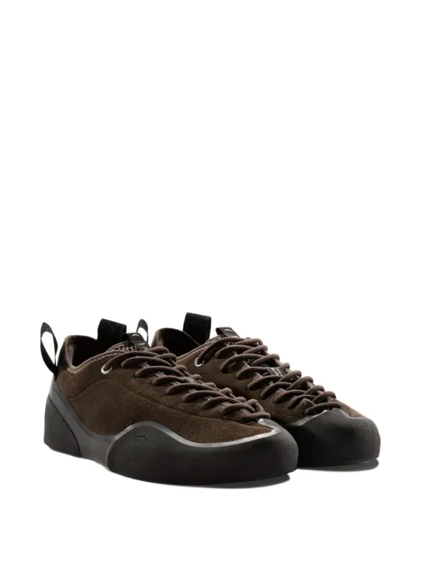 Village PM lace-up pull-tab Sneakers | Brown | FARFETCH