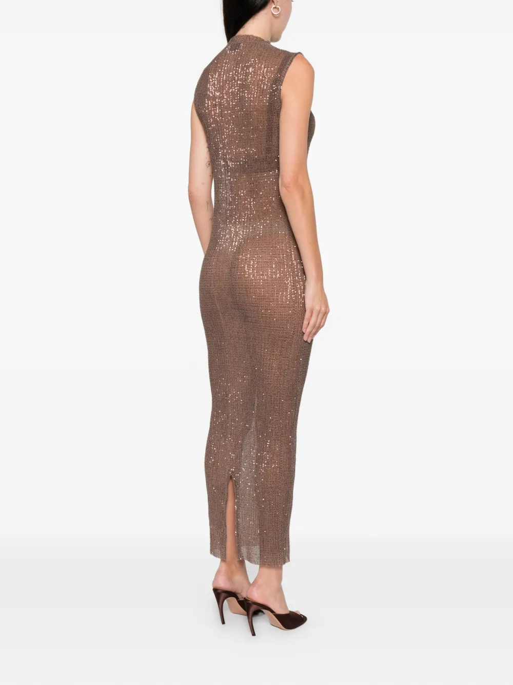 L'idée Dirty Martini Maxi Dress In Brown