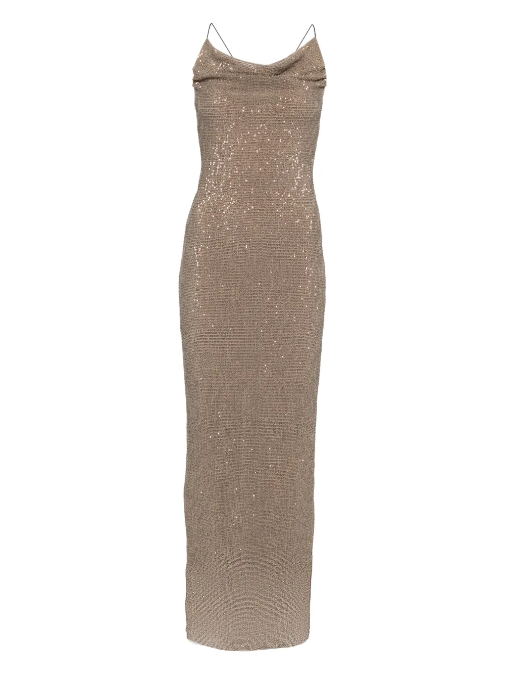L'IDÉE Cosmopolitan sequinned maxi dress | marrón | Image 1